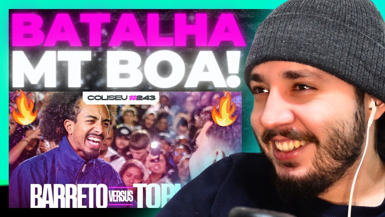 (PERDEU A LINHA!!🤣🤣😂) BARRETO (SP) X TORVI | BATALHA DO COLISEU - EDIÇÃO BATE E VOLTA | REACT BAUEB