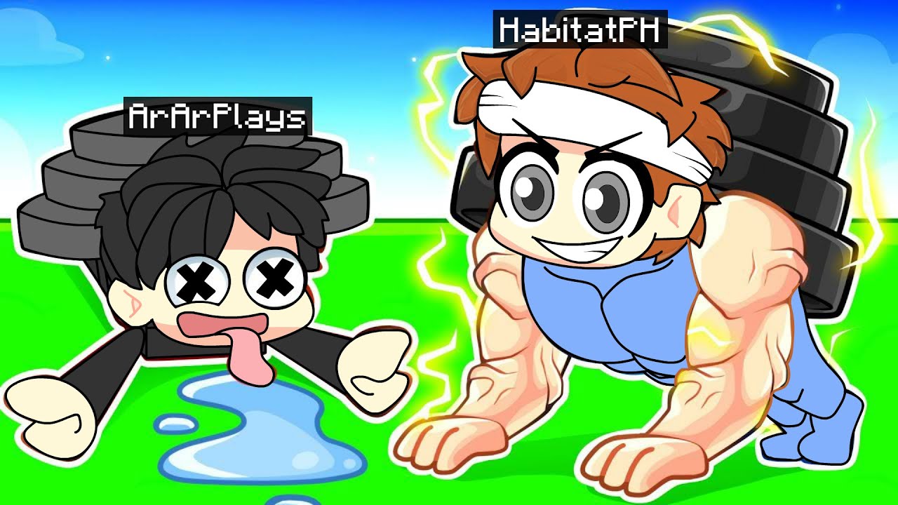 Level 1 to Level 999 in Roblox PUSH UP Simulator!