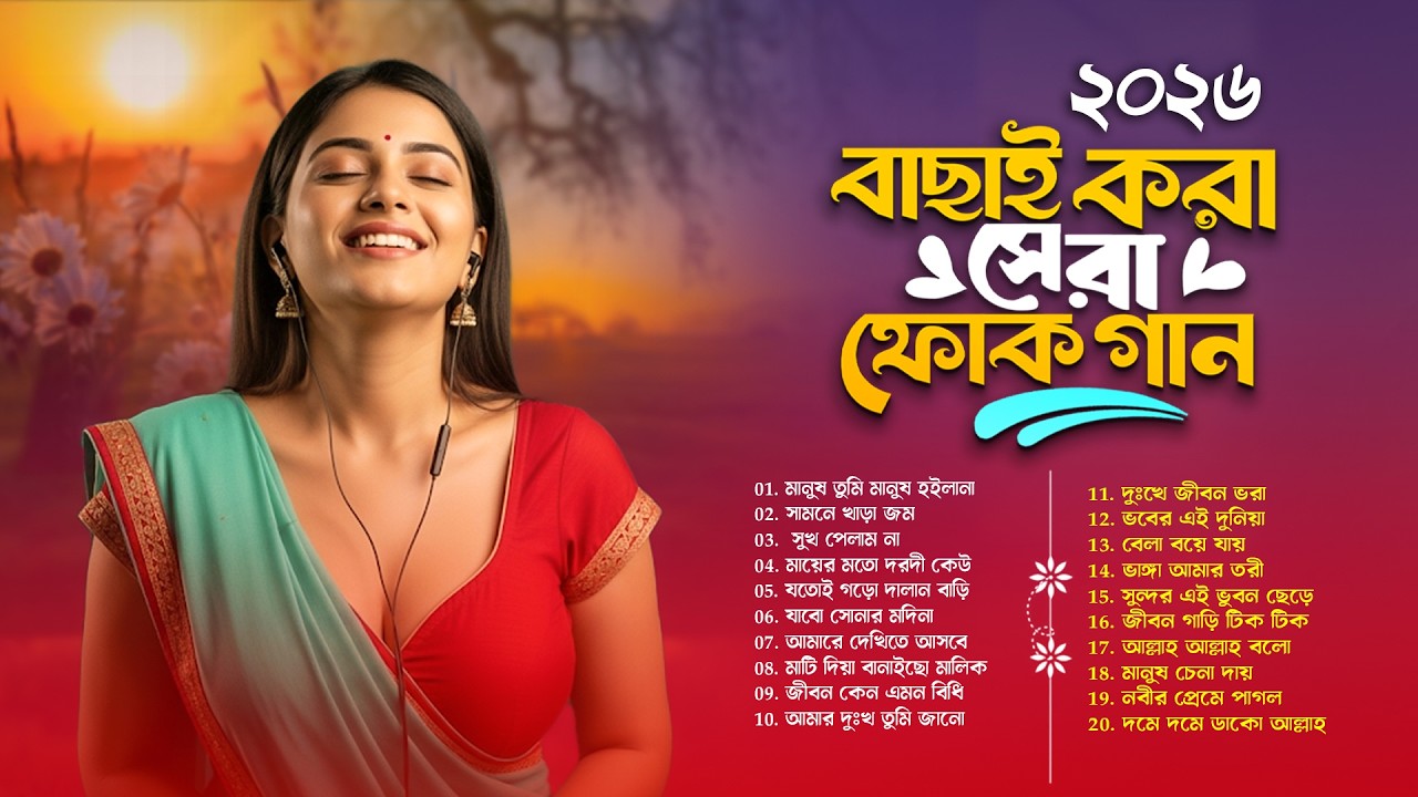 সেরা বাংলা ফোক গান ২০২৬। Bengali Folk Songs Jukebox 2026। Best of Bangla Folk Song Collection