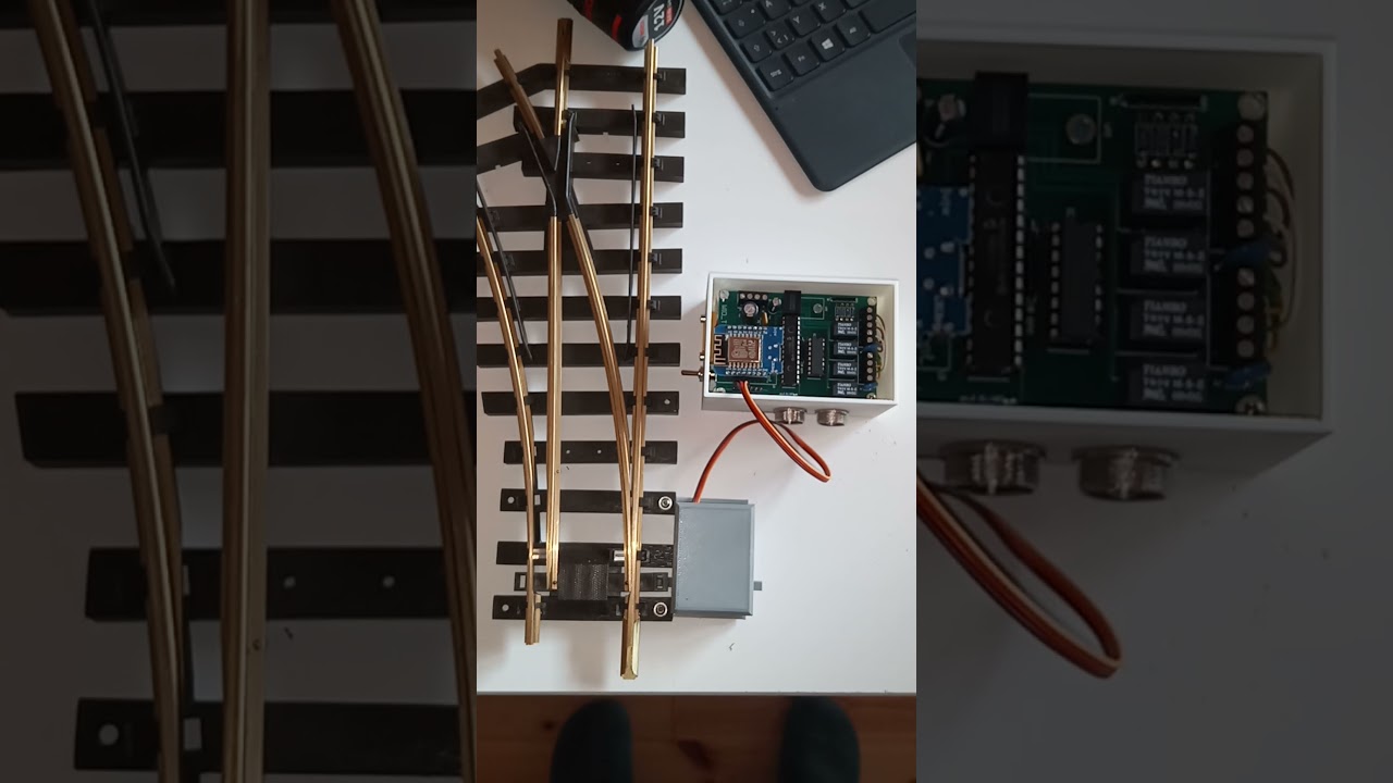 Rocrail WIO-T1 indoor 3D and Servo 3D.