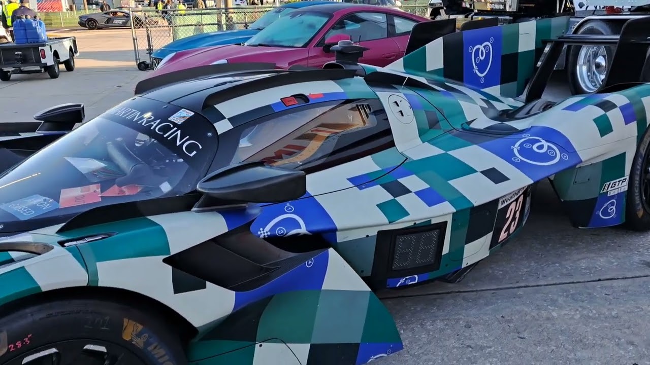 2025 Sebring Paddock Tour: A 1st look at (2) Aston Martin Valkyris.