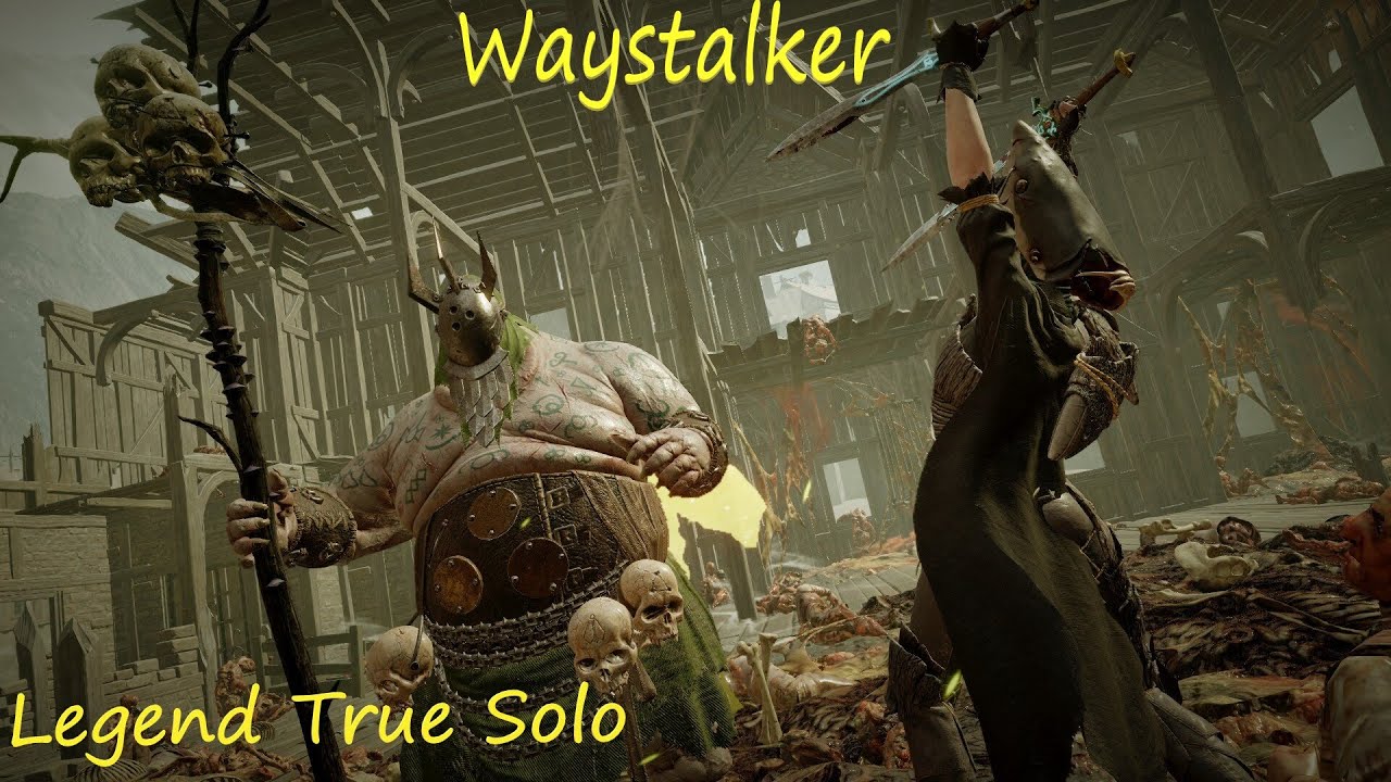 Halescourge - Waystalker - Legend True solo - Sword Dagger/Hagbane - Warhammer Vermintide 2