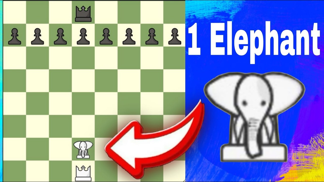 🐘 1 Elephant vs Pawn Army ♟️ | Ultimate Chess Showdown!