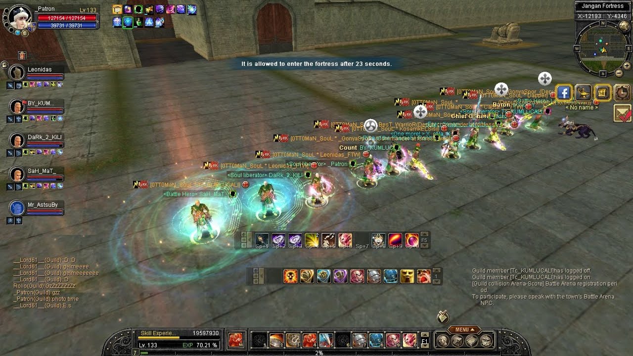 Silkroad Online İsro Theia When Will We Be 140 Lv 137 Party - Uniques - FW - PVP - Honor Rank