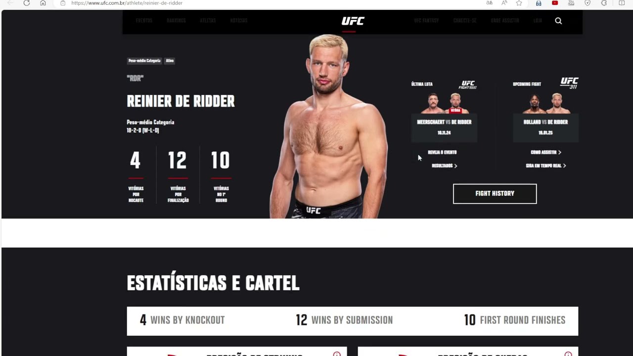 КЕВИН ХОЛЛАНД ПРОТИВ РЕНЬЕ ДЕ РИДДЕРА | ДОРОГА В ТОП ОТКРЫТА? | ПРОГНОЗ НА UFC 311