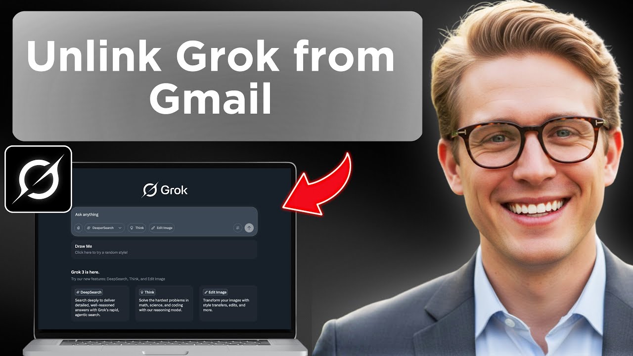 Как удалить Grok AI из Gmail | Удалить Grok AI | Отвязать от аккаунта Google