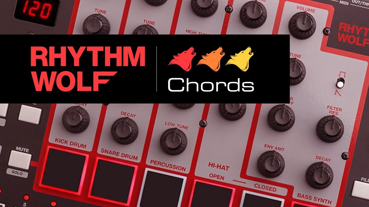 AKAI Rhythm Wolf 2022 🐺 [ Lush chords with a looper pedal ]