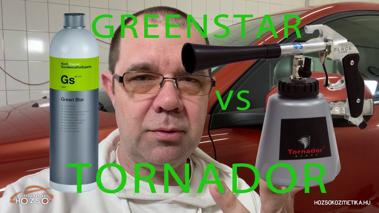 Koch Chemie Green Star vs. Tornador Black | Volvo kárpittisztitás 🚗