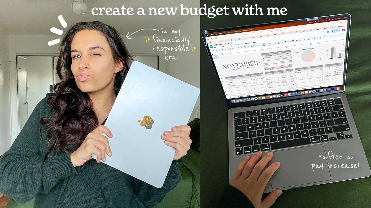 create a new budget with me after a pay raise! 💸 my salary doubled but my paychecks... did not lol
