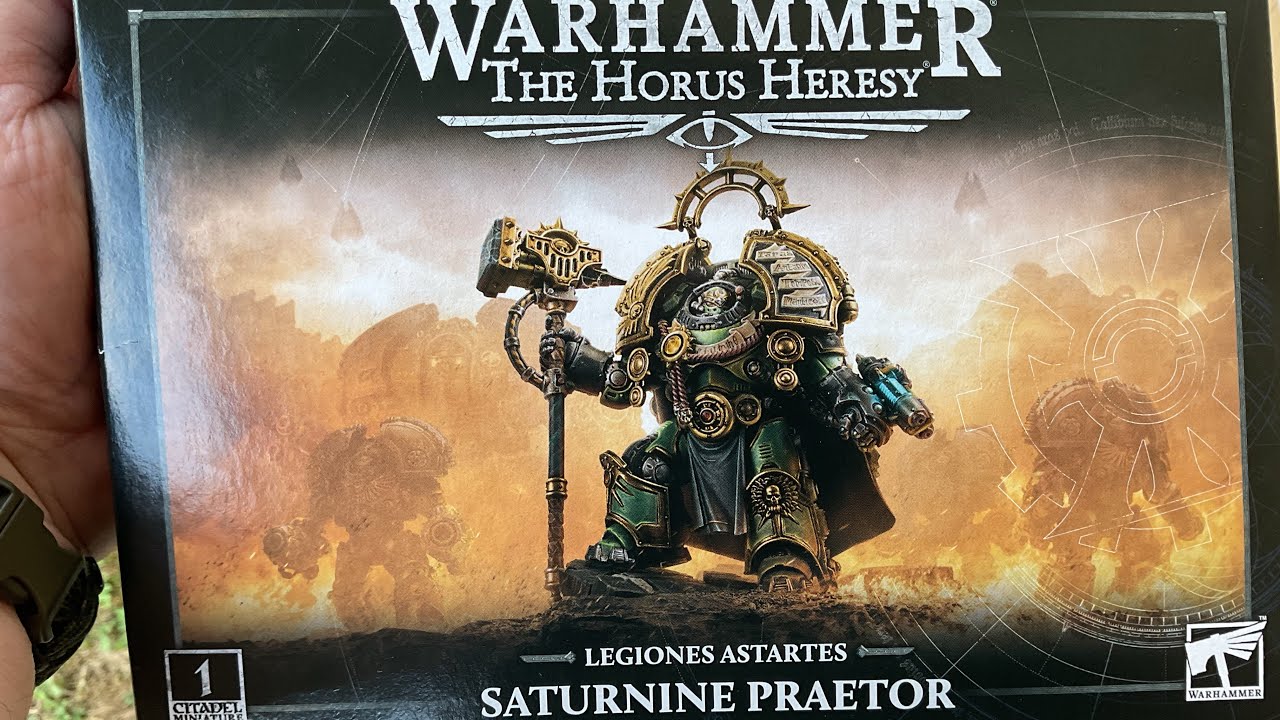 Warhammer The Horus Heresy Legiones Astartes Saturnine Praetor Unboxing
