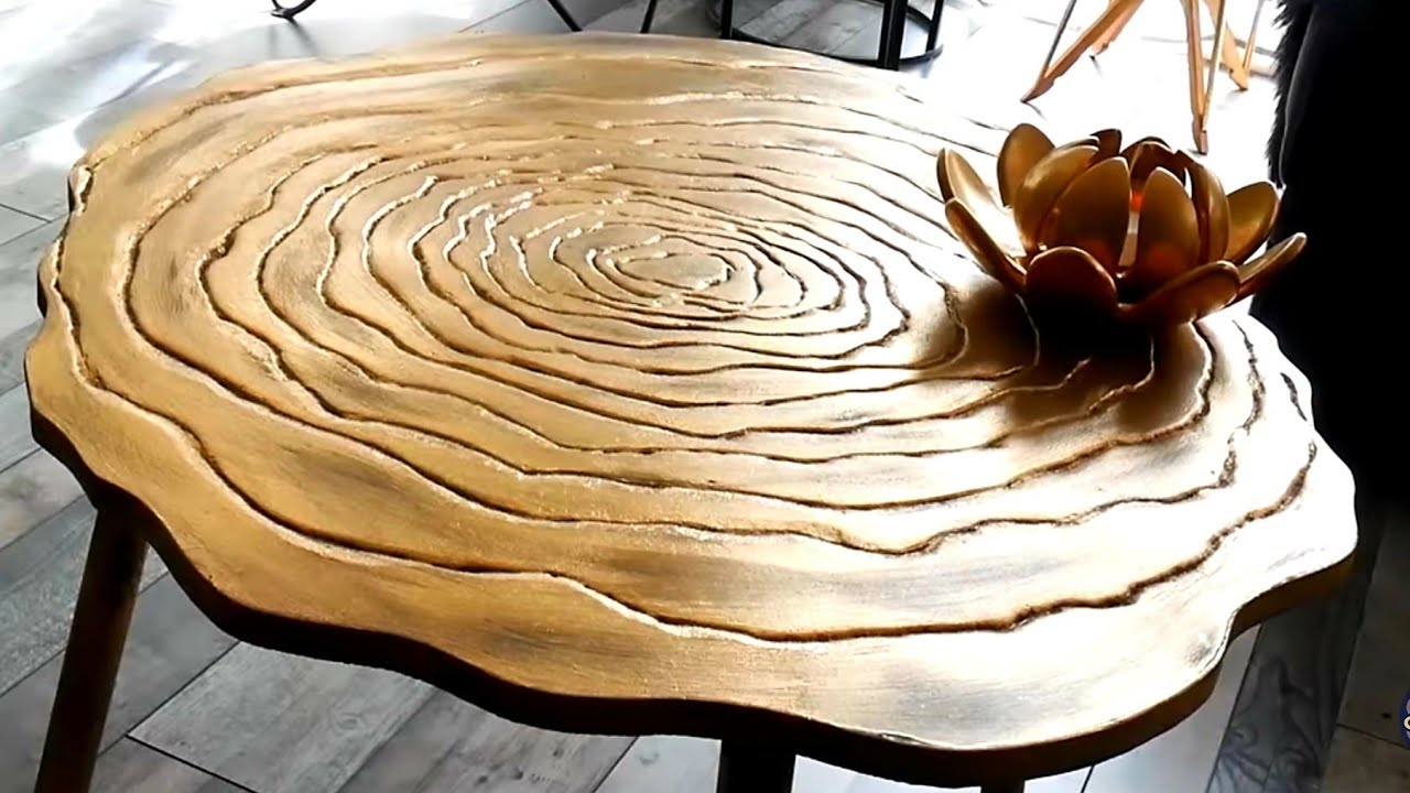 DIY/👌  صنعت تحفة للصالون من MDFقطعة خشب
