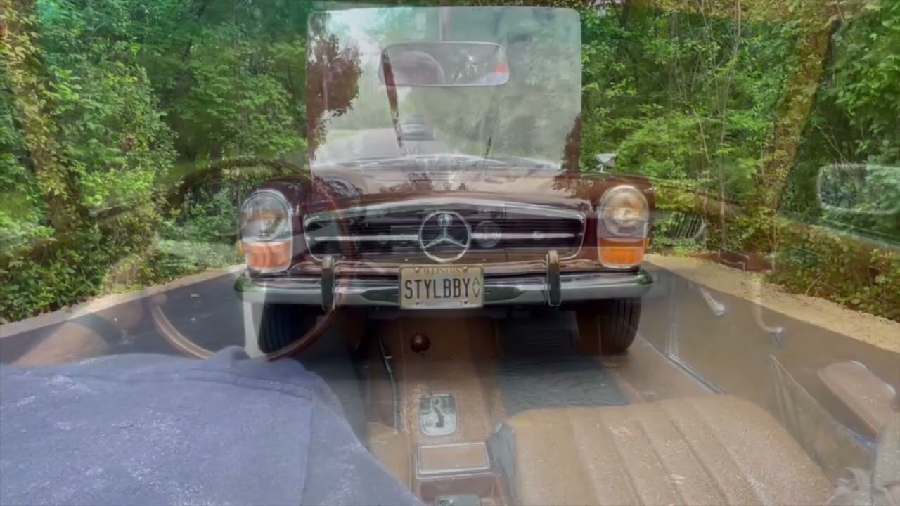 1970 Mercedes 280 SL Deep Red   4K