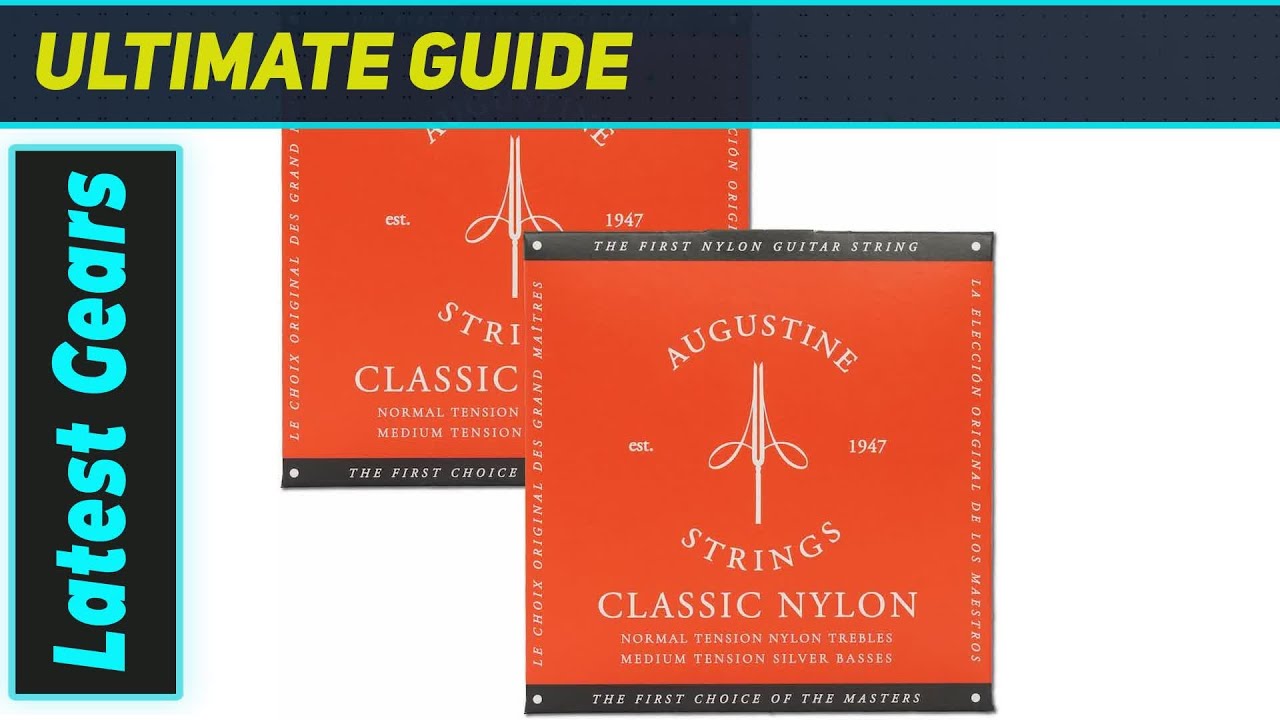 Классические красные струны Augustine: идеальны для комфорта и звучания