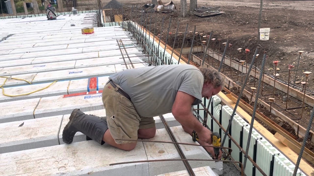 ICF perimeter rebar.