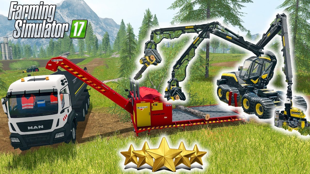 Новый комплект деревянных чипов | Farming Simulator 2017 Mods | FS 2017 Лесозаготовка LS17