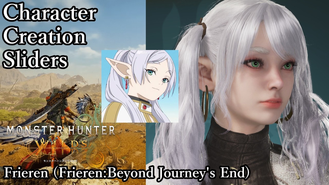MONSTER HUNTER WILDS Character Creation - Frieren (Frieren:Beyond Journey's End)