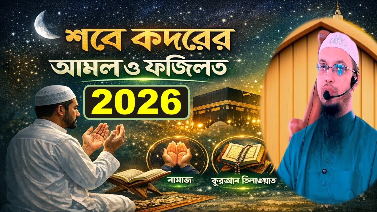 শবে কদরের আমল ও ফজিলত 2026। Shaikh ahmadullah