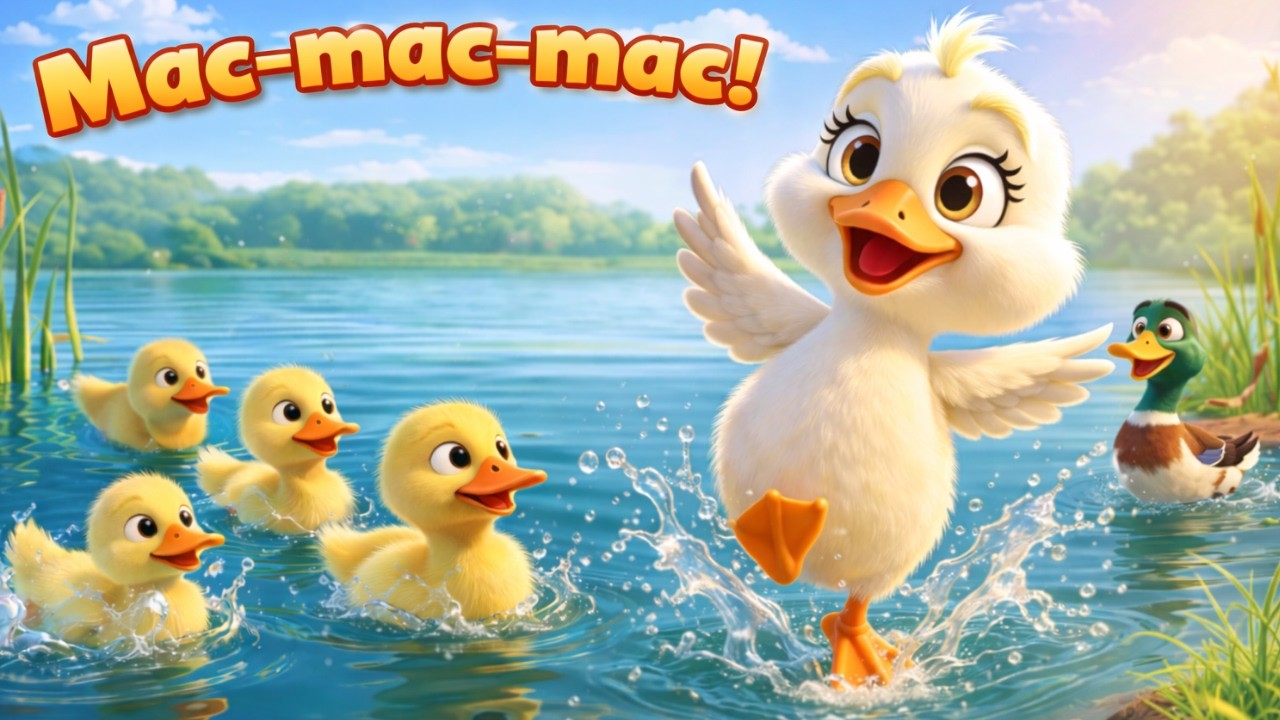 Rățușca Mac 🦆🎶 | Cântec Vesel pentru Copii