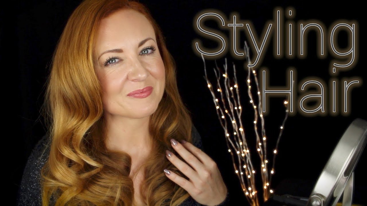 Big Curls Hair Tutorial 🌟 ASMR 🌟 Relaxing Sleep Sounds