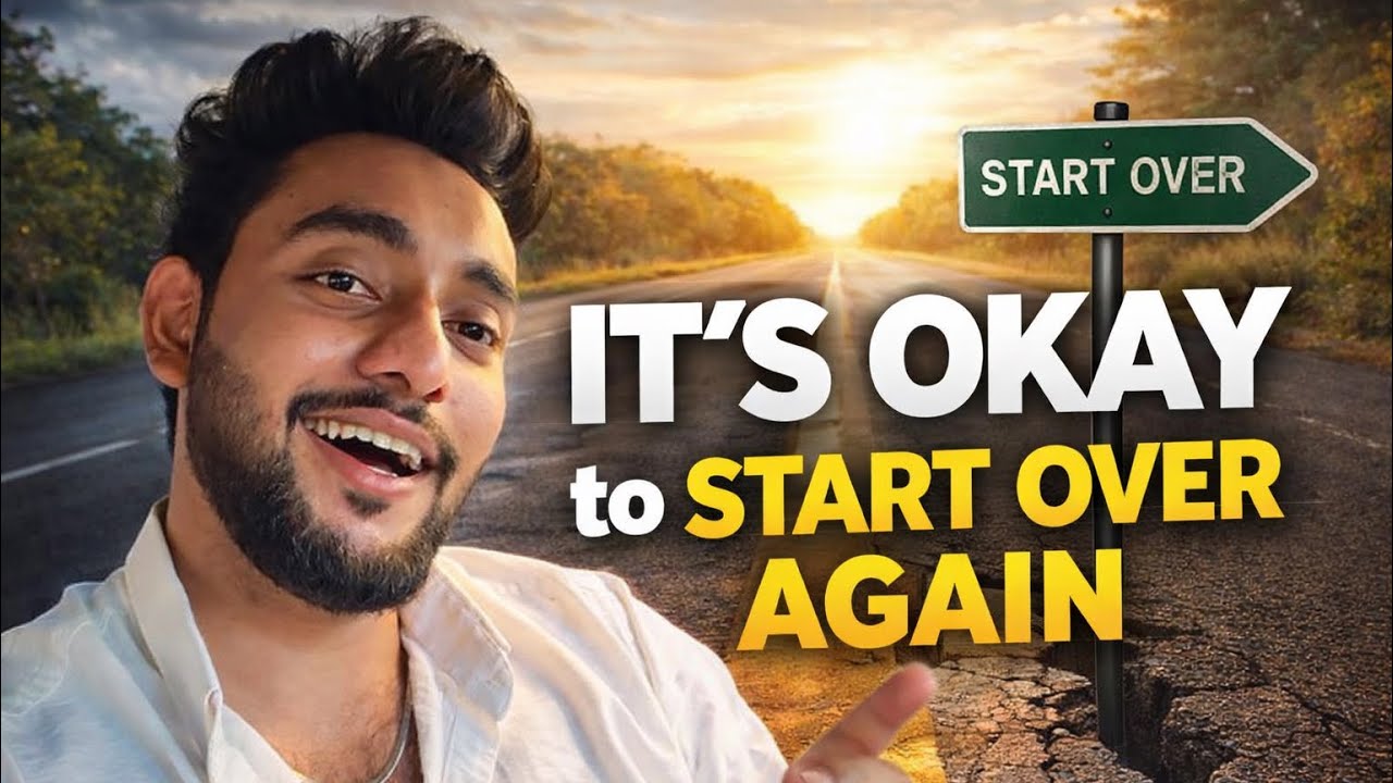 It’s Okay to Start Over Again | A Message You Needed Today| Day 23/365 | #selfgrowth 