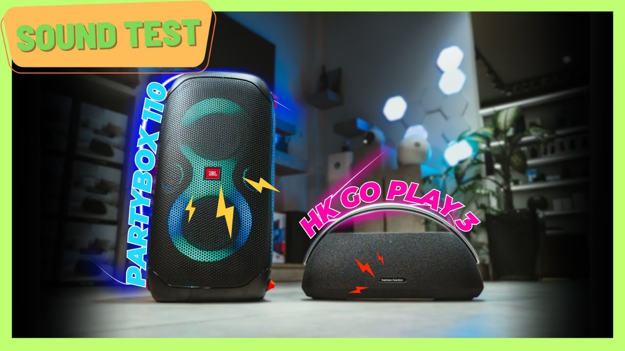 So sánh JBL Partybox 110 vs Harman Kardon Goplay 3 - Who Win?