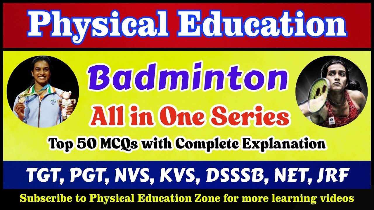 Badminton MCQs with Explanation | TGT PGT NET JRF | Physical Education | BWF Rules & Court