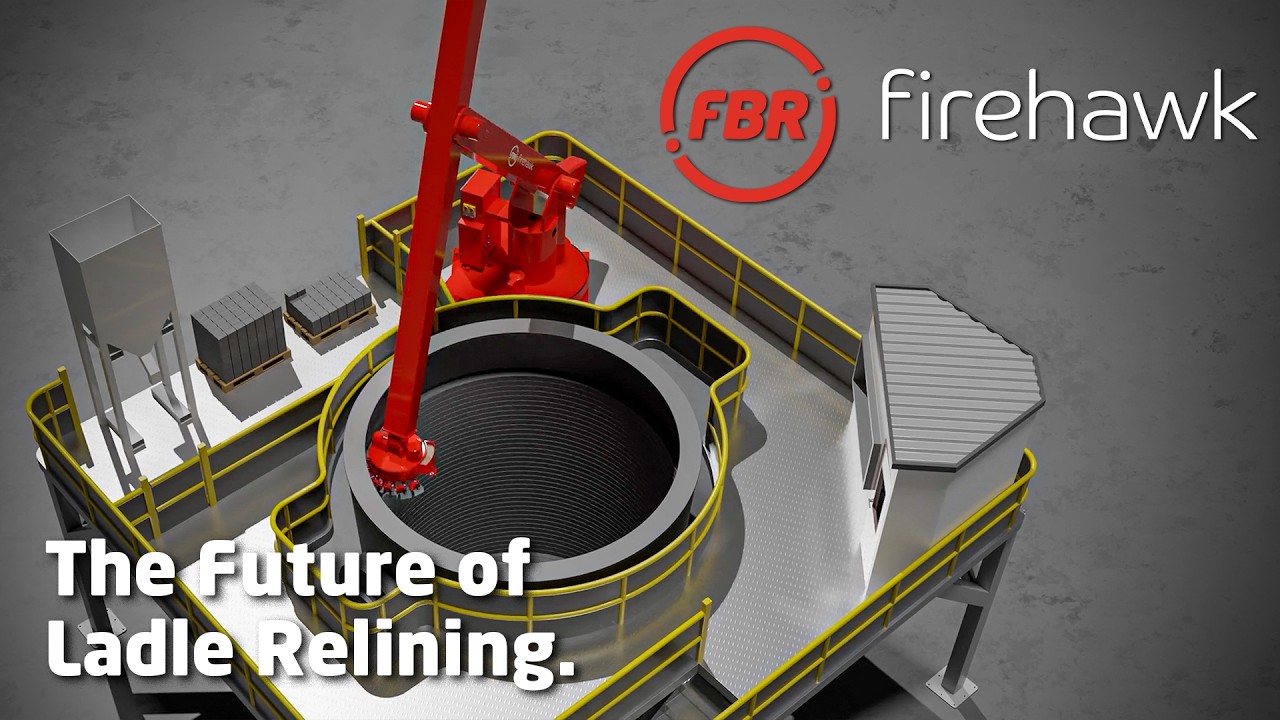 How Firehawk™ Automates Steel Ladle Relining | Full Animation