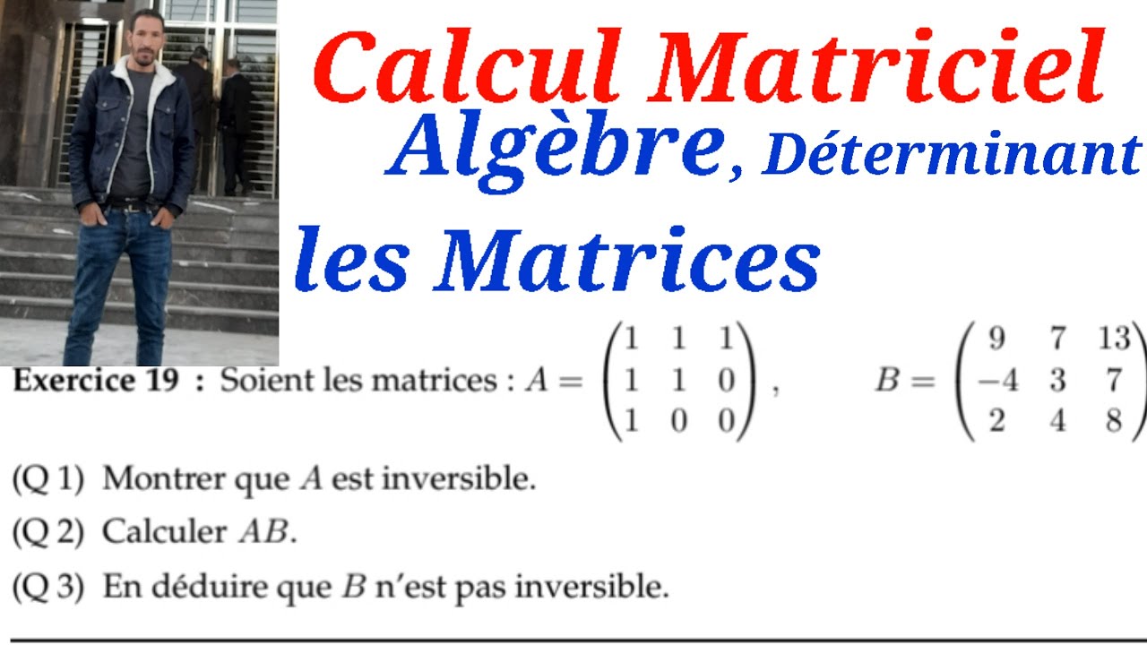 #Exercice #sur #les #matrice #matrice inversible