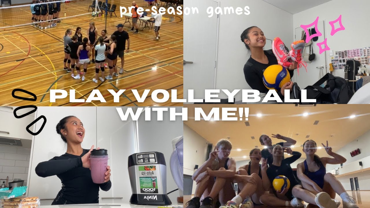 PRE-SEASON VOLLEYBALL VLOG | games, friends, pre-season, *high school edition*