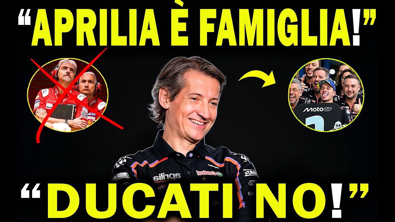 Aprilia è una FAMIGLIA, Ducati una CASA DIVISA. Rivola costruisce legami,  Dall’Igna DIVIDE