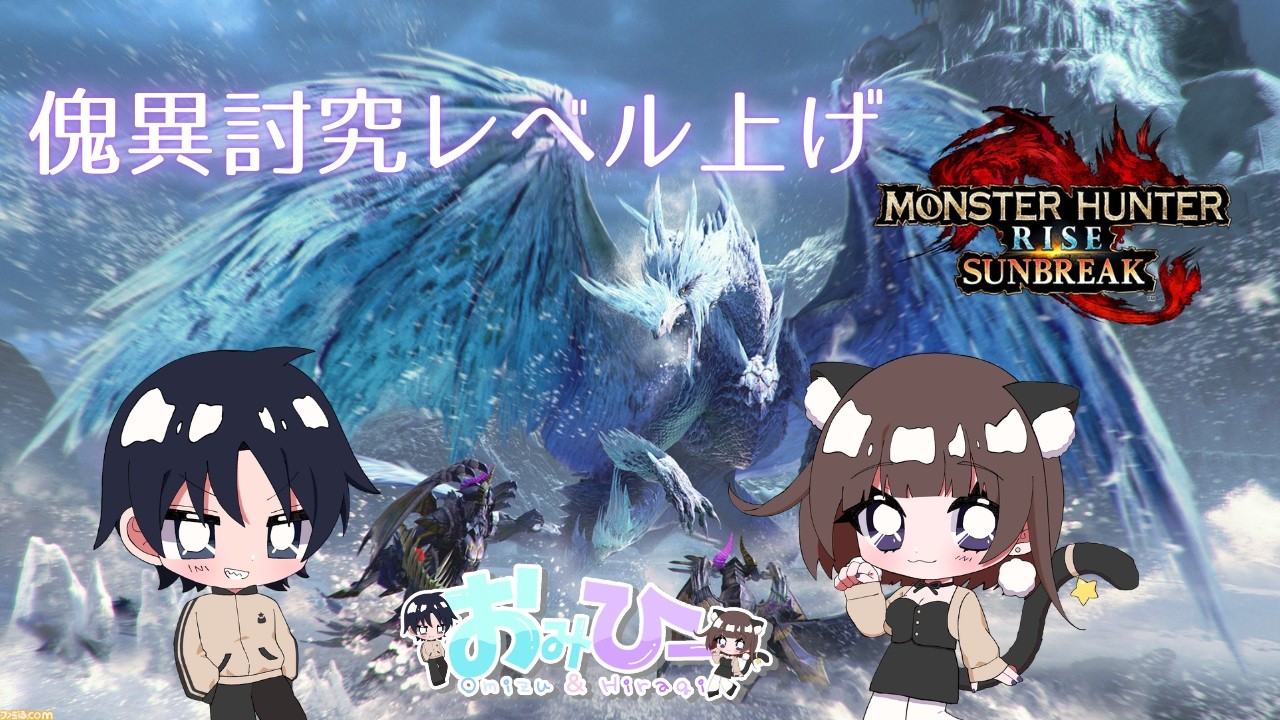 傀異討究のレベルを上げたいモンハンサンブレイク