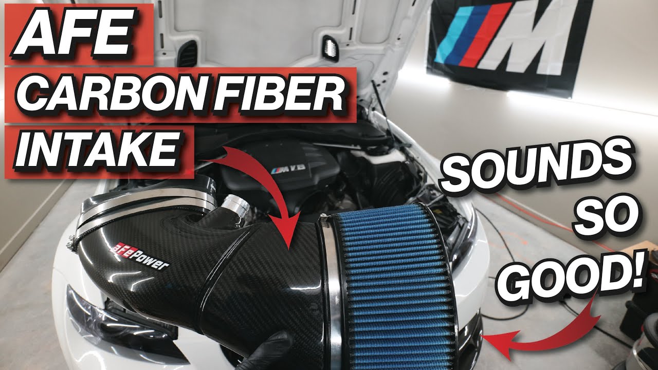 BMW E9X M3 AFE CARBON FIBER INTAKE INSTALL - LOOKS AND SOUNDS INSANE - Bmw E90 E92 E93 Intake System