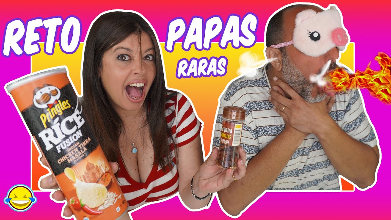 🙈 ADIVINA EL SABOR DE LAS PAPAS PRINGLES A CIEGAS 2 🍟 Sabores Raros Jordi y Bego Momentos Divertidos