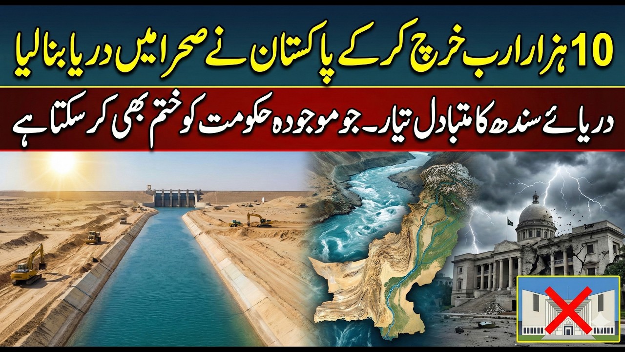 This $50,000,000,000,000 Pakistan's Mega Cholistan Canal Can Make Deserts Green | Sun LO