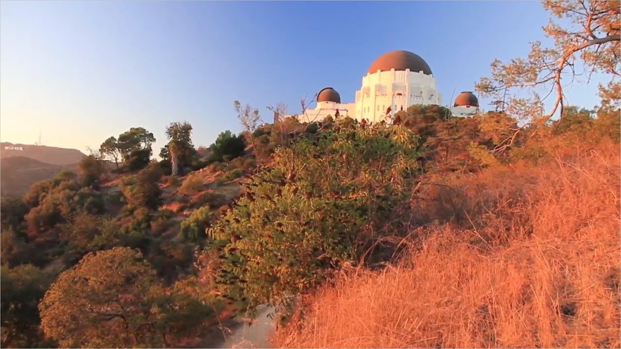 LOS ANGELES Cityscape view from Griffith Observatory . Music by Smooth Jazz artist Phil Perry.