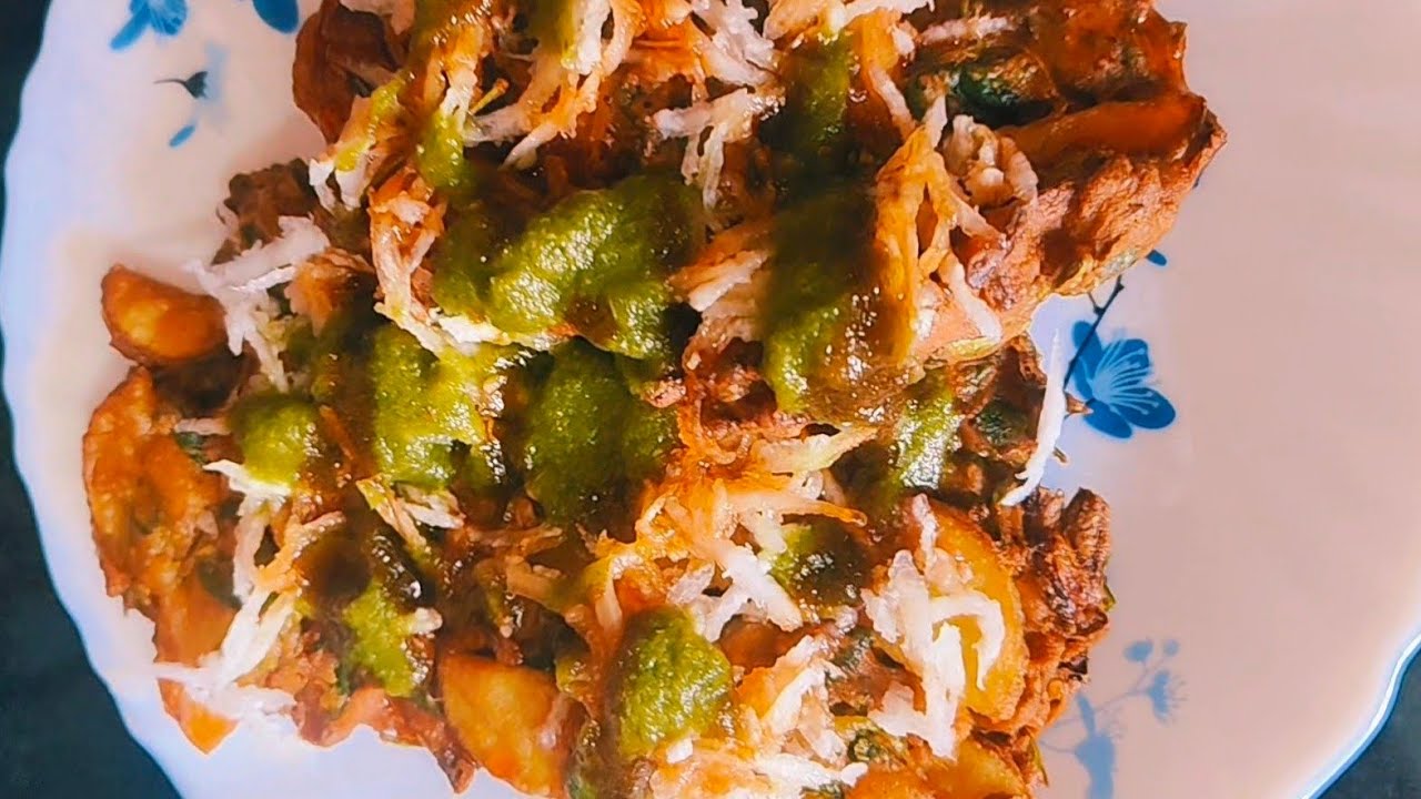Panjabi Famous Street Food SHARLEY पंजाबी फेमस स्ट्रीट फूड मेथी आलू के शर्ले Crispy Methi ke SHARLEY