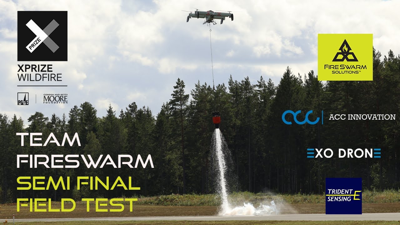 Autonomous Wildfire Response | Team FireSwarm at XPRIZE Wildfire Semi-Finals 2025
