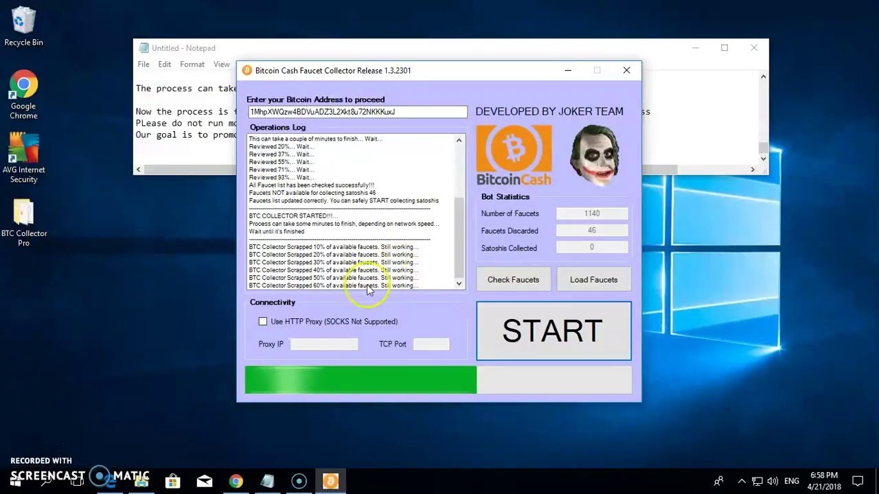 Faucet Collector Full version bot free download 2021