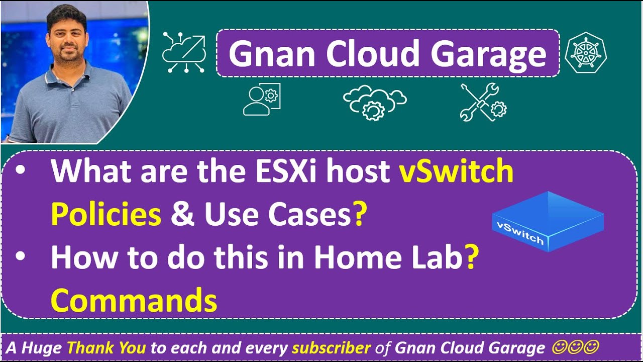 10. ESXi Host vSwitch Policies & Use Cases | Home Lab Tutorial | Mastering with Commands!
