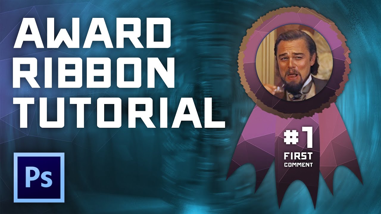 How to Create an Awards Ribbon from SCRATCH in Adobe #Photoshop