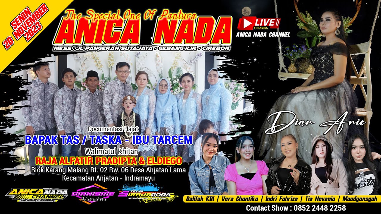 🔴LIVE ANICA NADA ( DIAN ANIC ) | SIANG 20 NOVEMBER 2023 | ANJATAN LAMA | ANJATAN | INDRAMAYU
