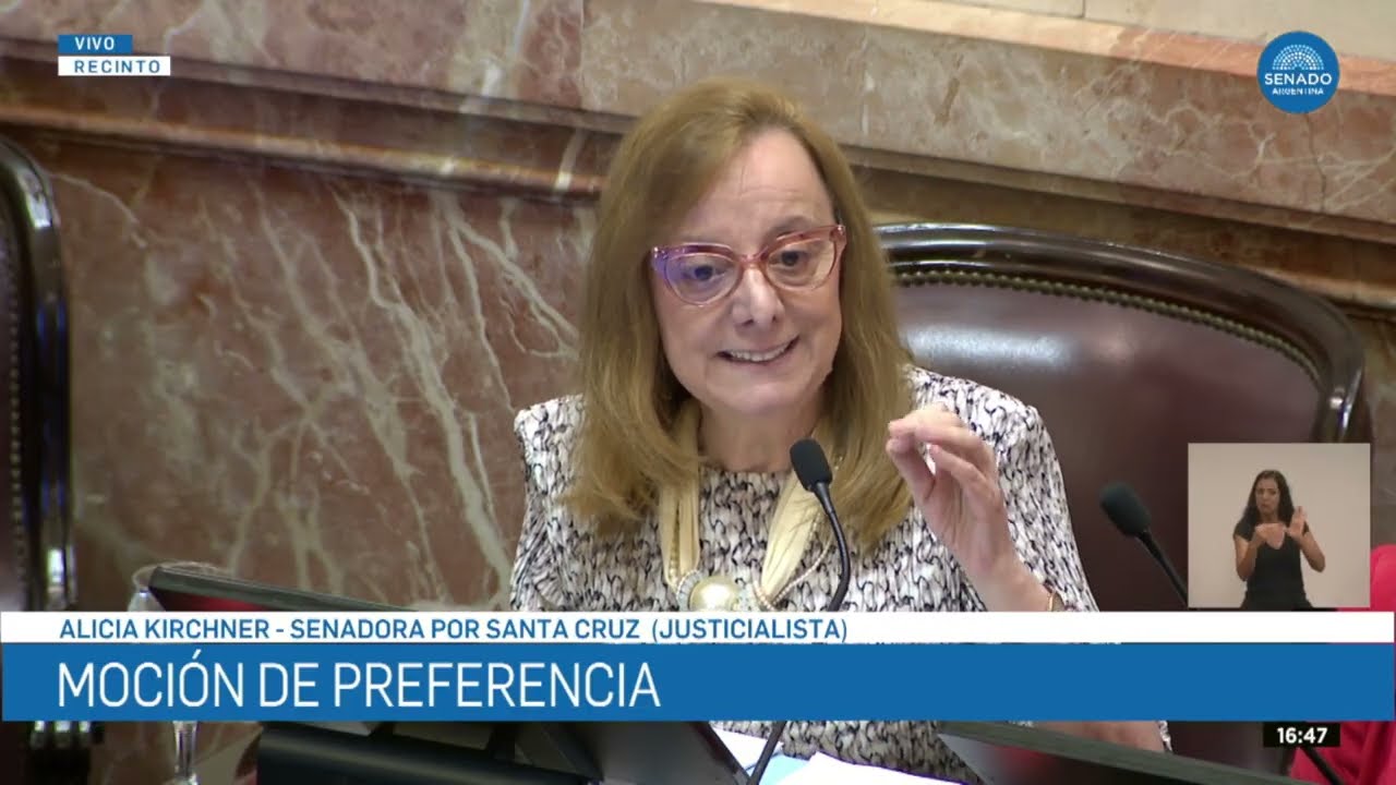 SENADORA ALICIA KIRCHNER – SESIÓN PÚBLICA 18-03-26
