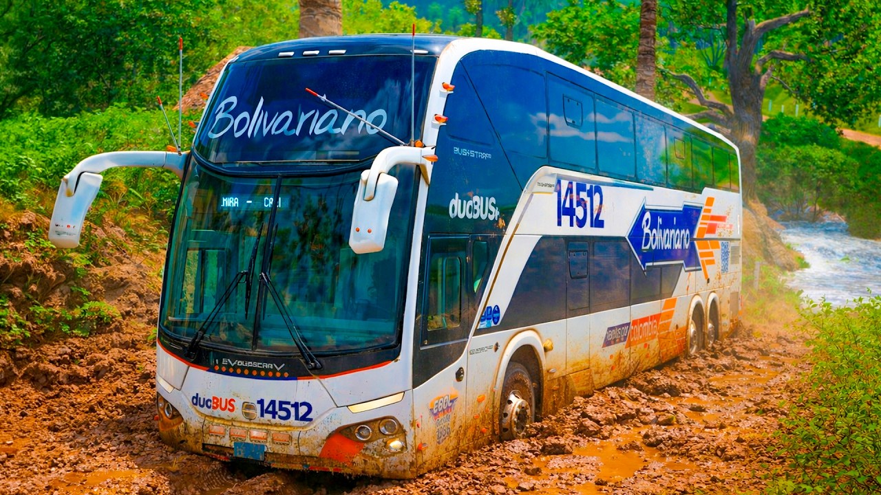 ¡Bus PEGADO EN TROCHAS COLOMBIANAS! | American Truck Simulator