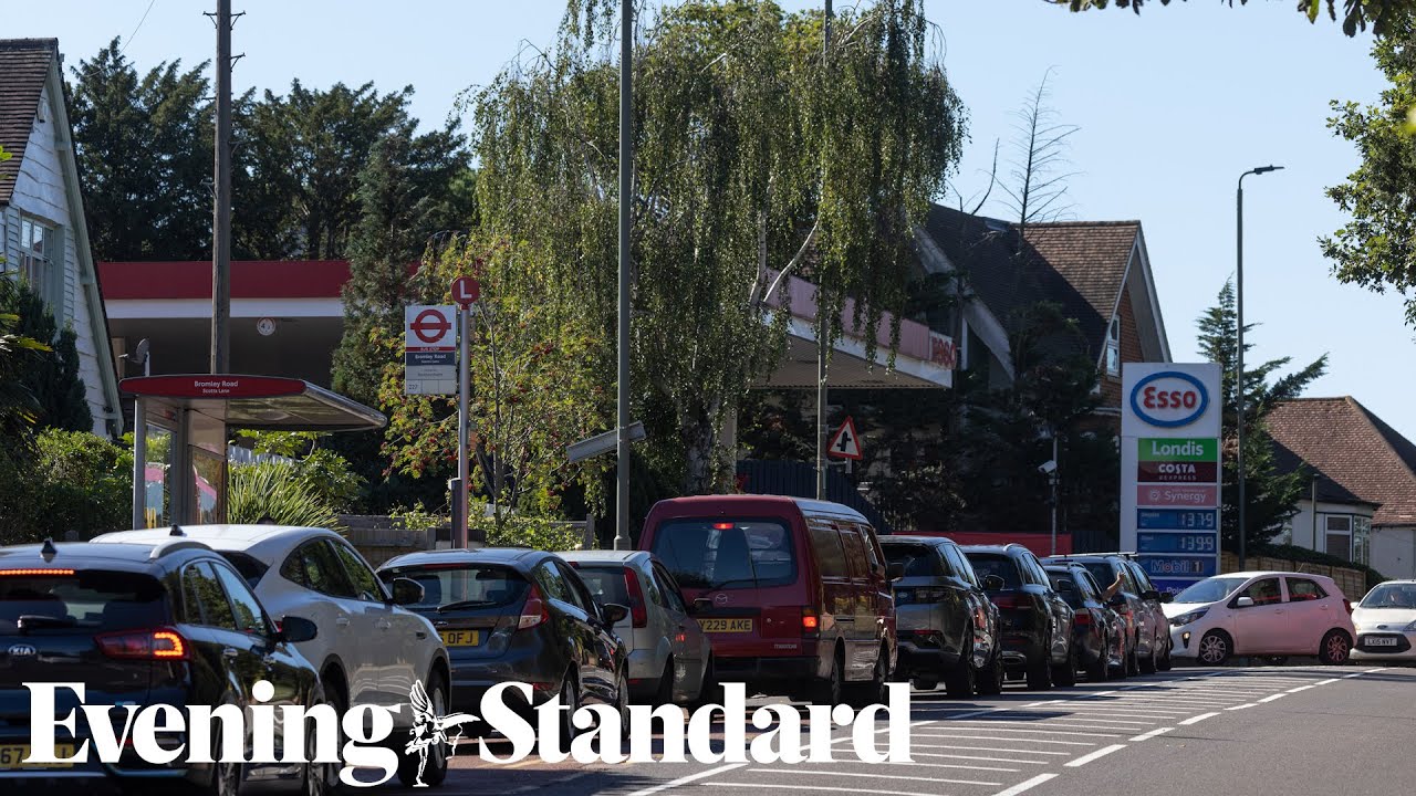Long queues at petrol stations admit supply chain fears