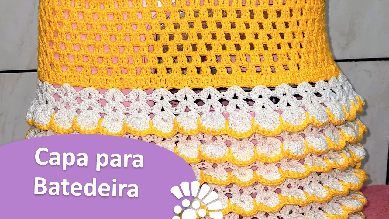 Capa para Batedeira Planetária de Crochê - Passo a Passo