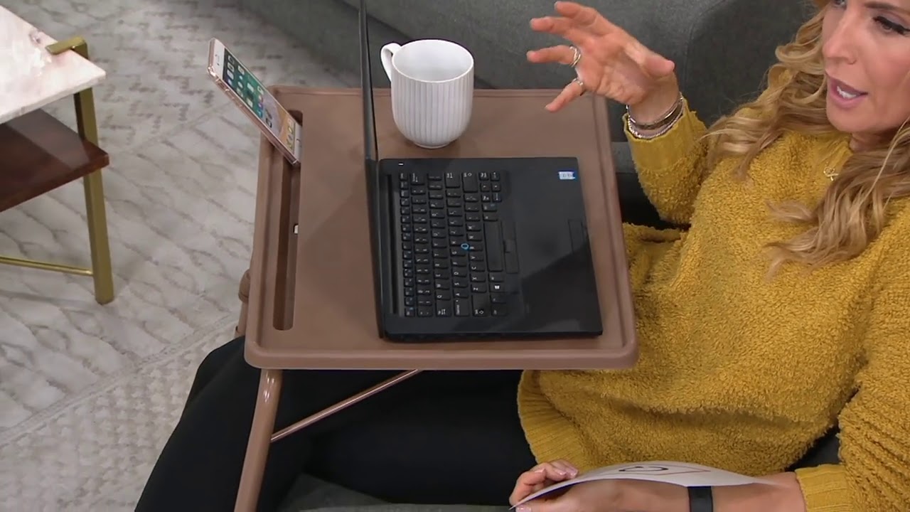 TableMate II Deluxe Multipurpose Adjustable Folding Table on QVC