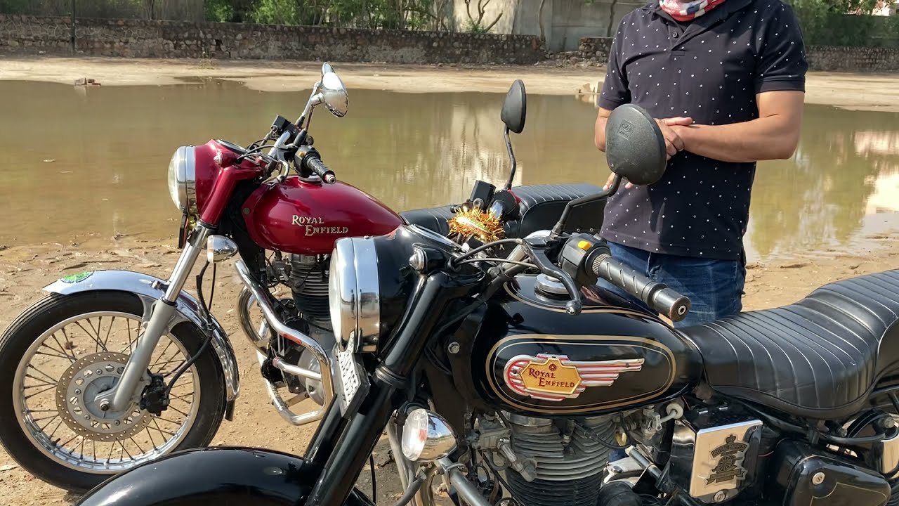 Bullet standard 350 vs Electra 350 comparison . / 2009 model standard / 2004 model electra