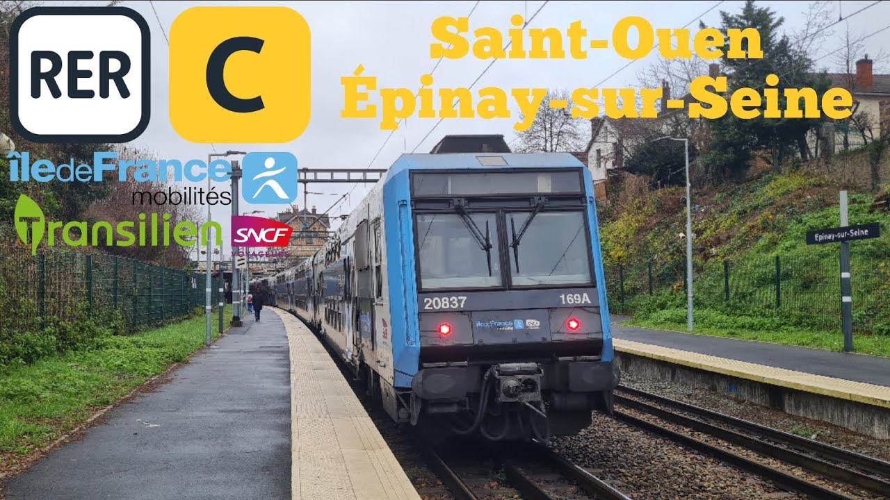 RER C Z20500 IDFM Le Trajet Entre Saint-Ouen➡️Épinay-sur-Seine