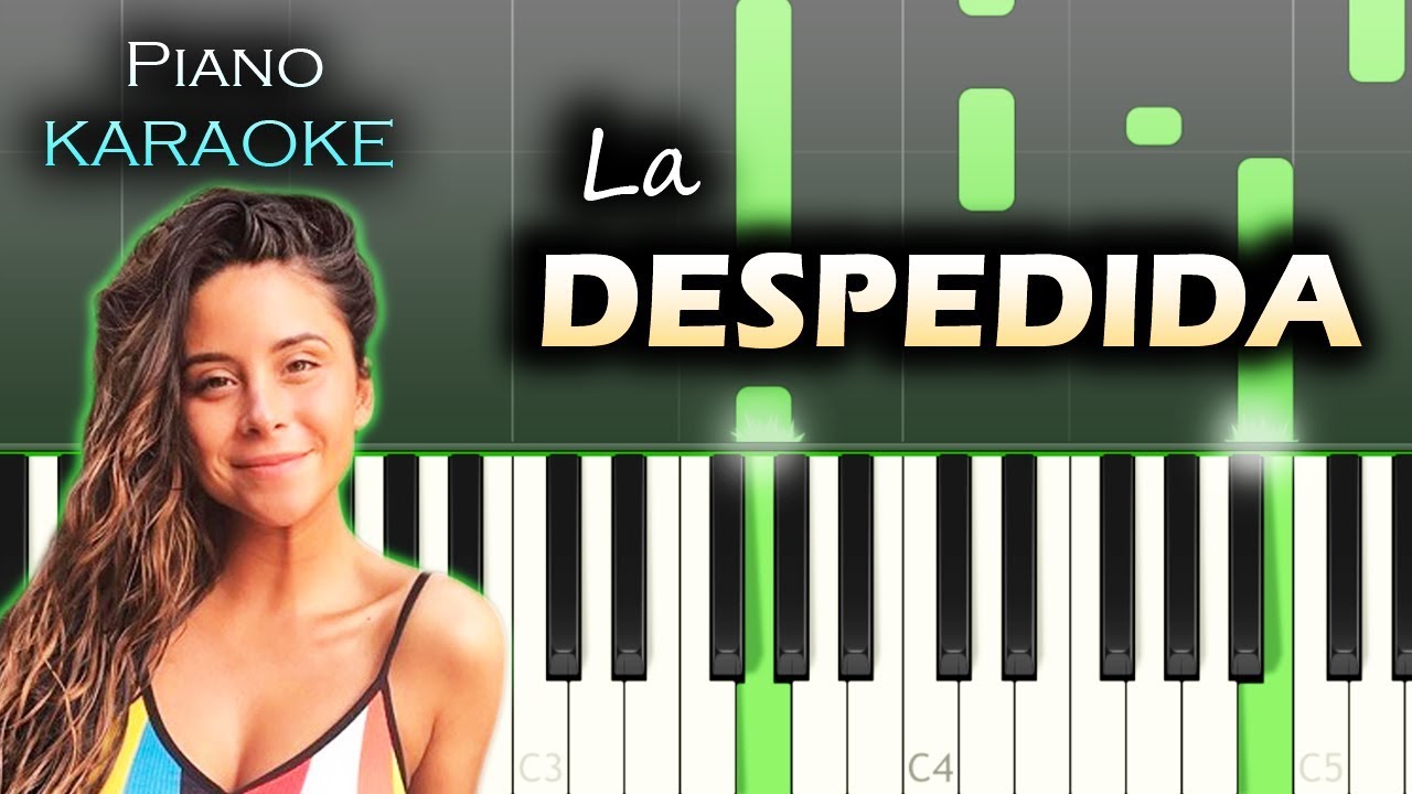 Cami - La Despedida | KARAOKE Piano / Tutorial / Cover