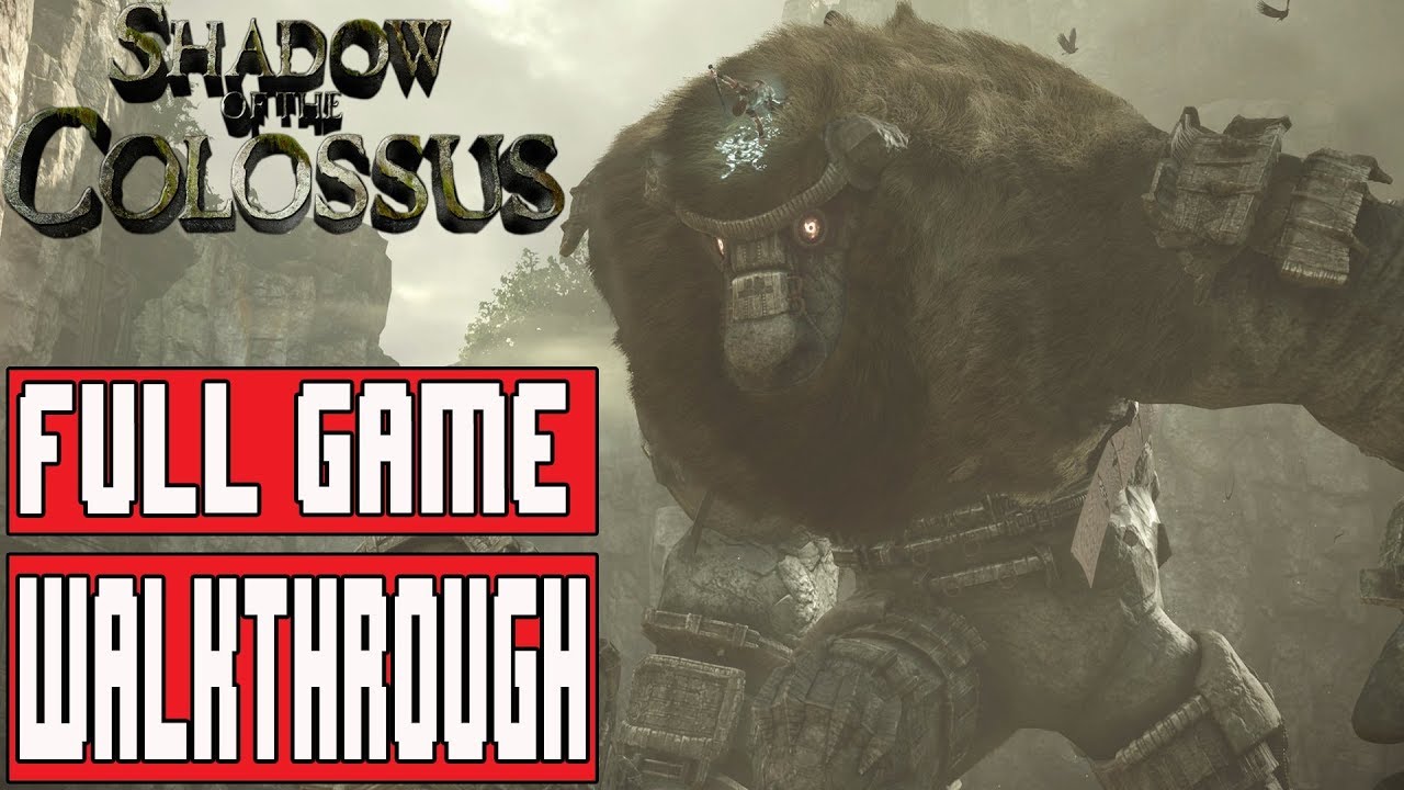 SHADOW OF THE COLOSSUS PS4 FULL GAME Walkthrough - No Commentary (Shadow of the Colossus PS4 Remake)